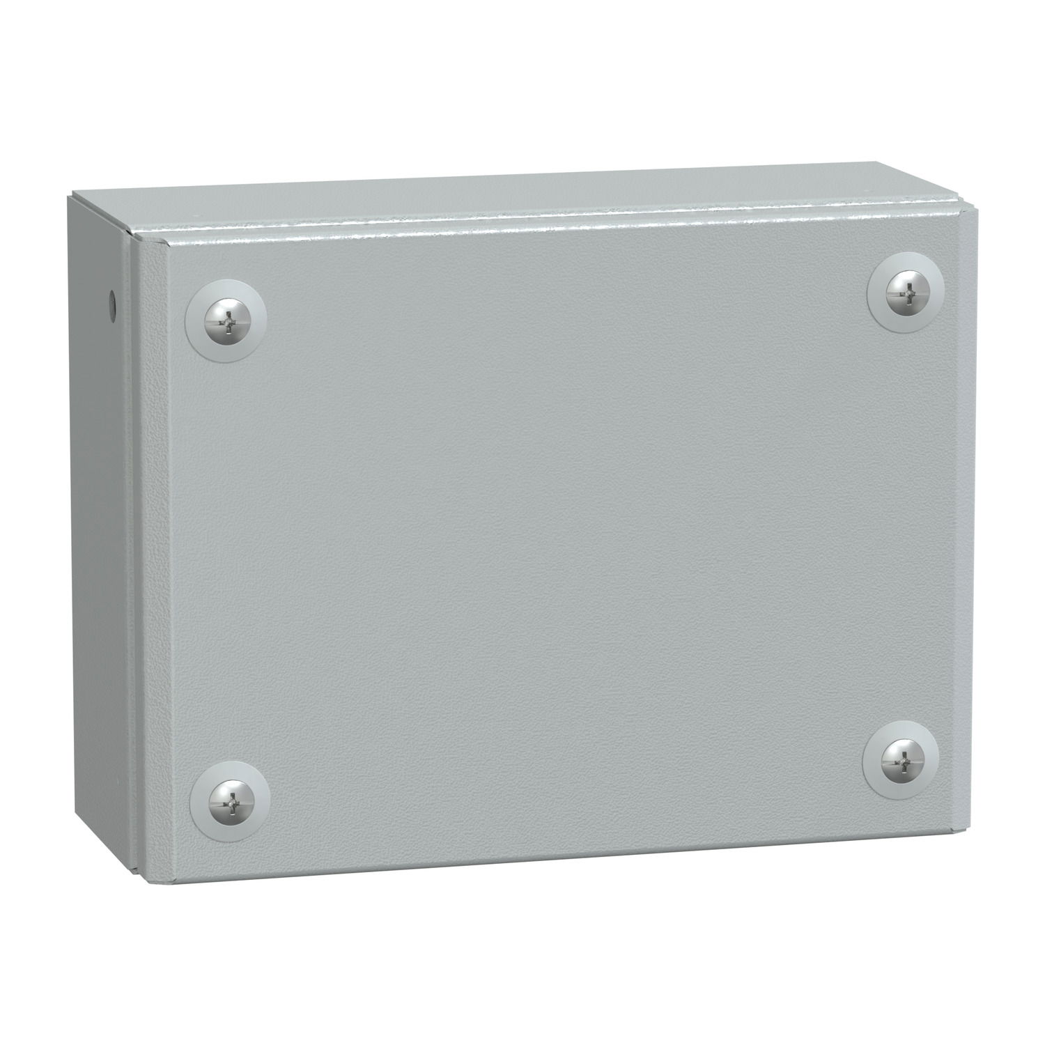 Metal industrial box plain door H150xW200xD80 IP66 IK10 RAL 7035