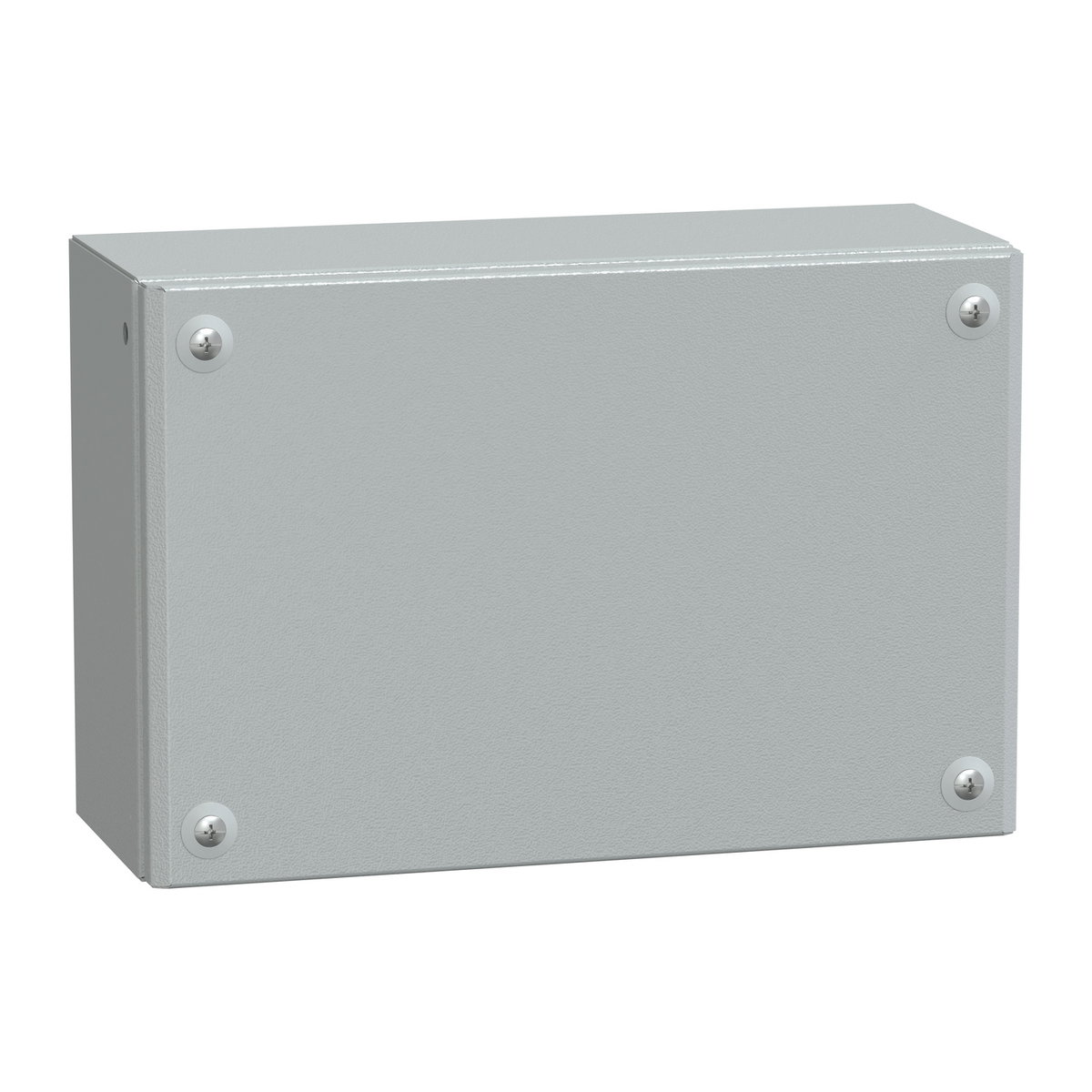 Metal industrial box plain door H200xW300xD120 IP66 IK10 RAL 7035