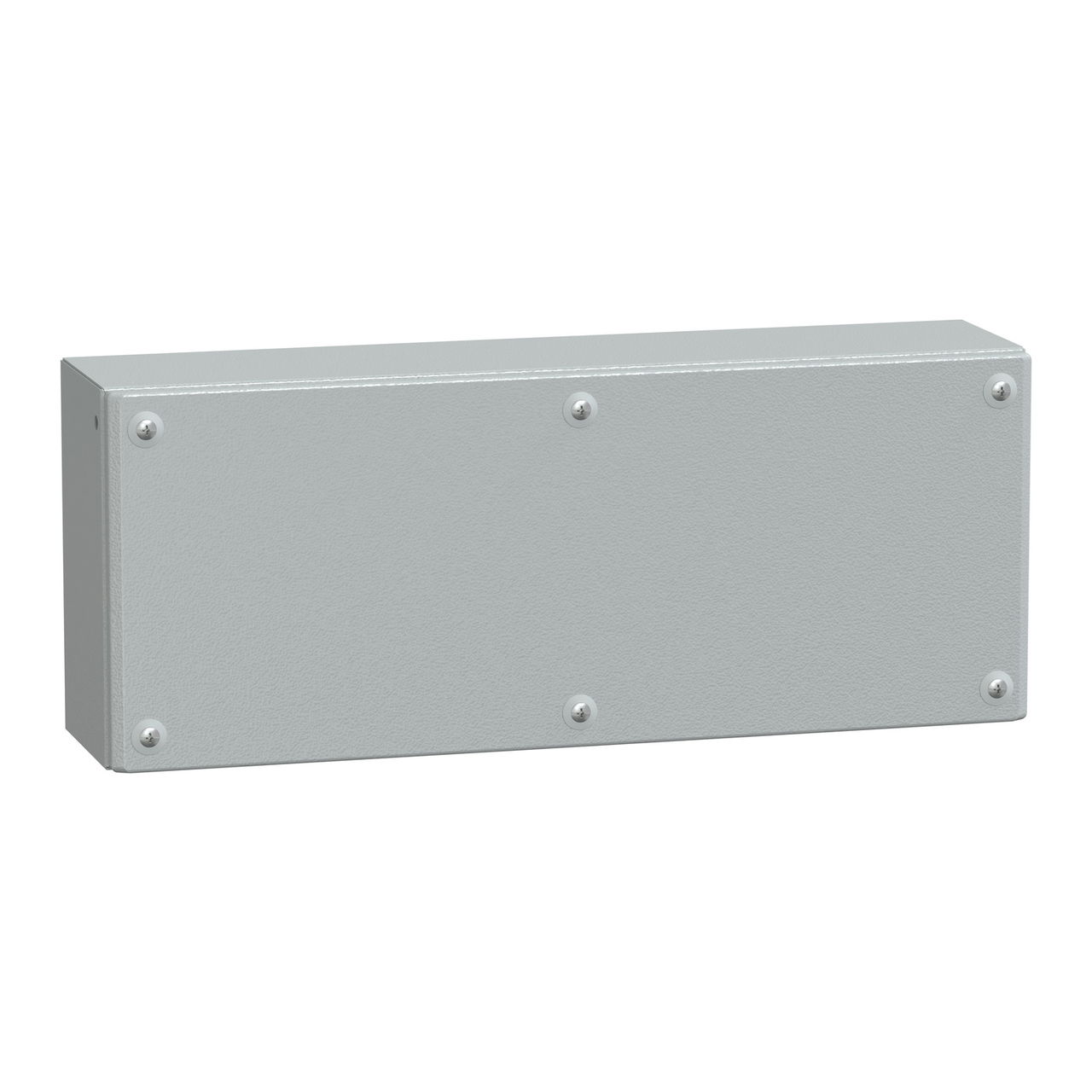 Metal industrial box plain door H200xW500xD120 IP66 IK10 RAL 7035