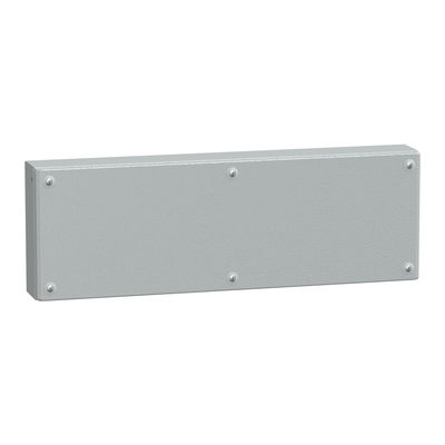 Metal industrial box plain door H200xW600xD80 IP66 IK10 RAL 7035