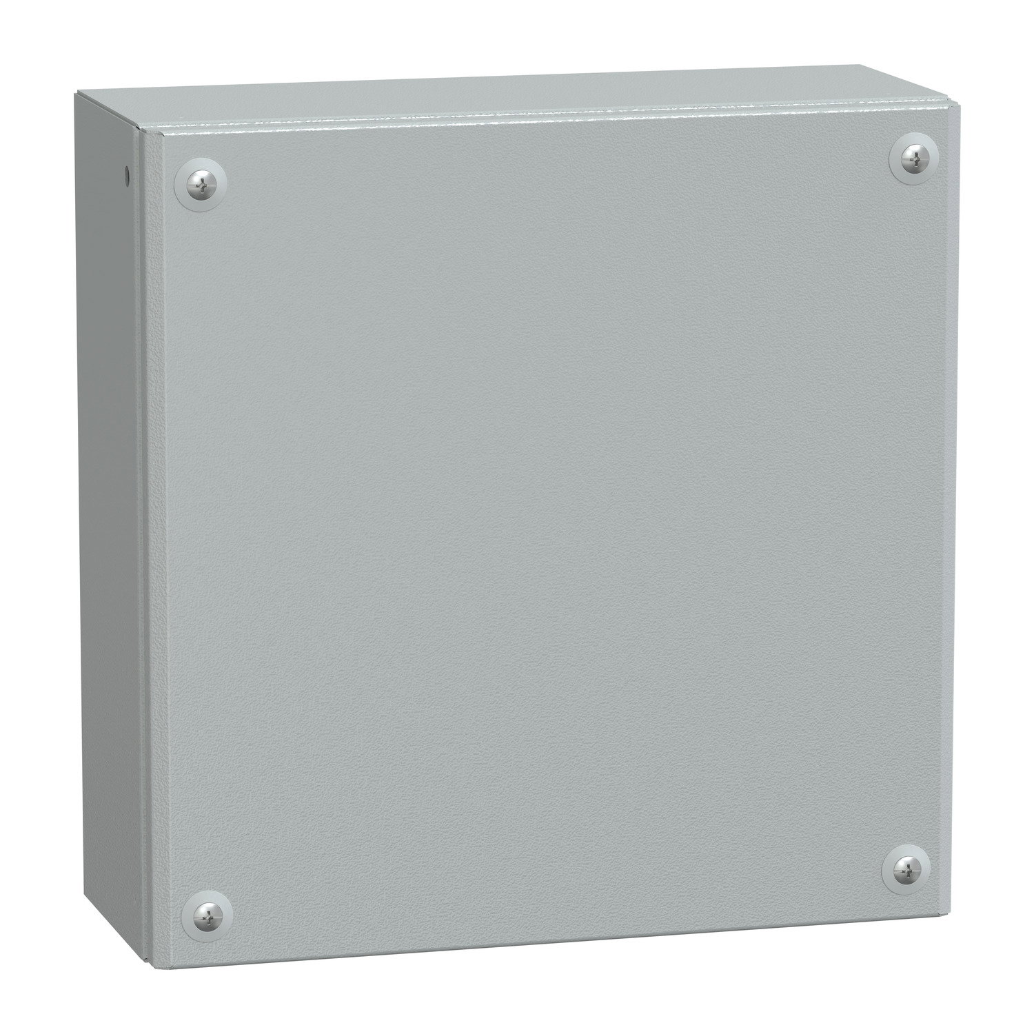 Metal industrial box plain door H300xW300xD120 IP66 IK10 RAL 7035