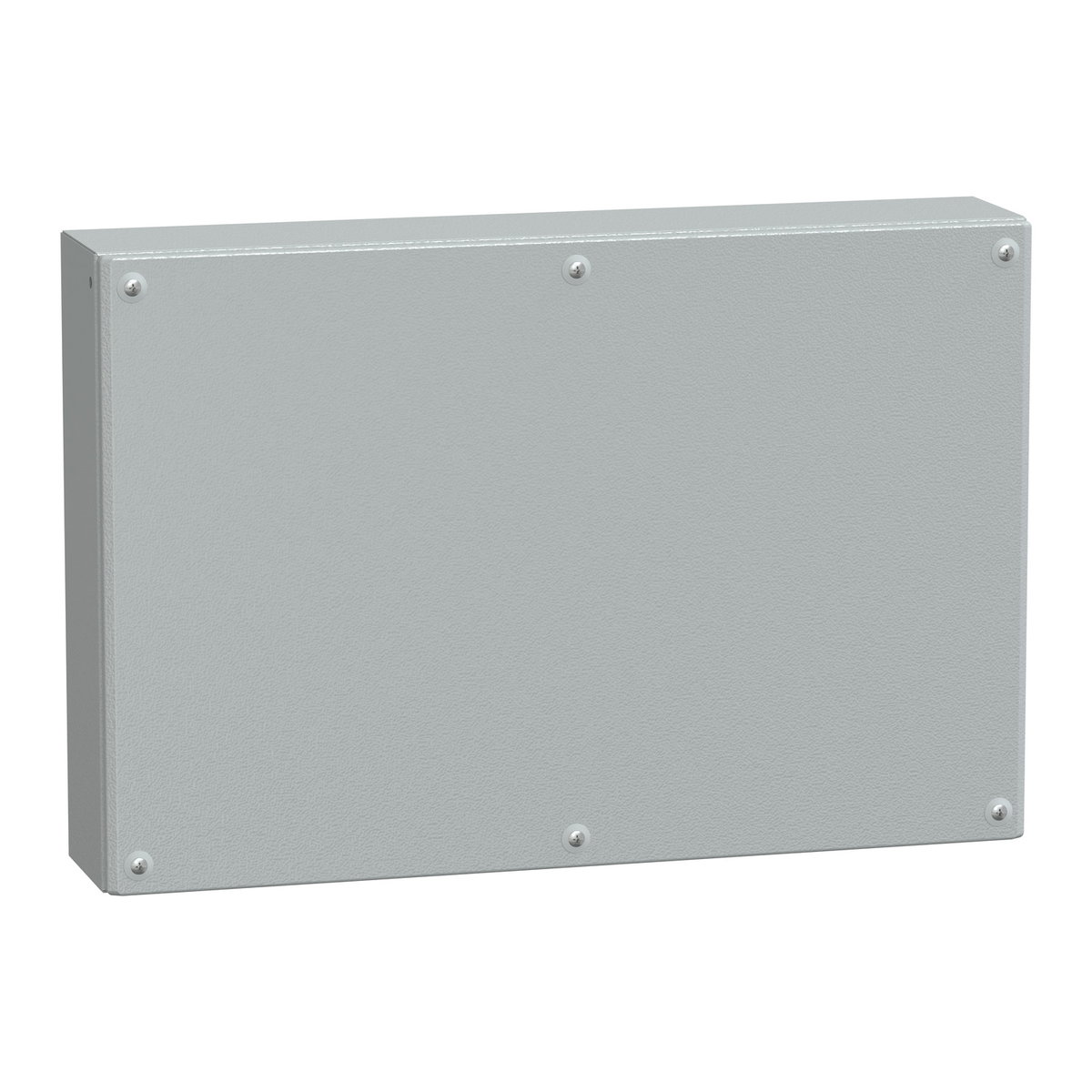 Metal industrial box plain door H400xW600xD120 IP66 IK10 RAL 7035