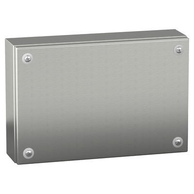 "Stainless steel wall mounted industrial box, PanelSeT SBX, 200x300x80 mm, IP66"