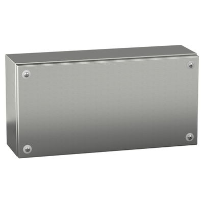 "Stainless steel wall mounted industrial box, PanelSeT SBX, 200x400x120 mm, IP66"