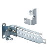 Set of 4 step slides made of treated steel, D200mm