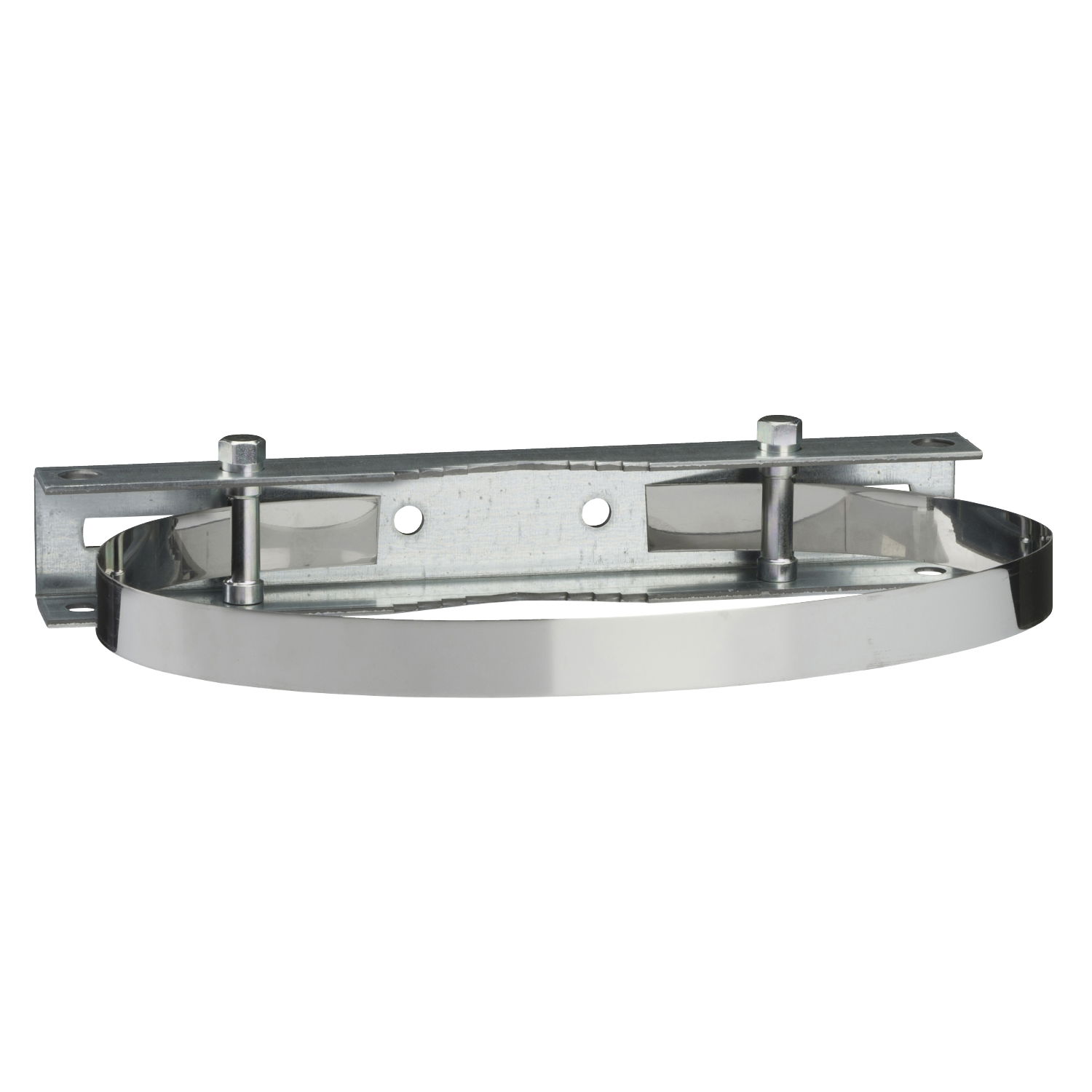 Post fixing device galvanized steel post diam. max 215mm load 100kg for PLM75