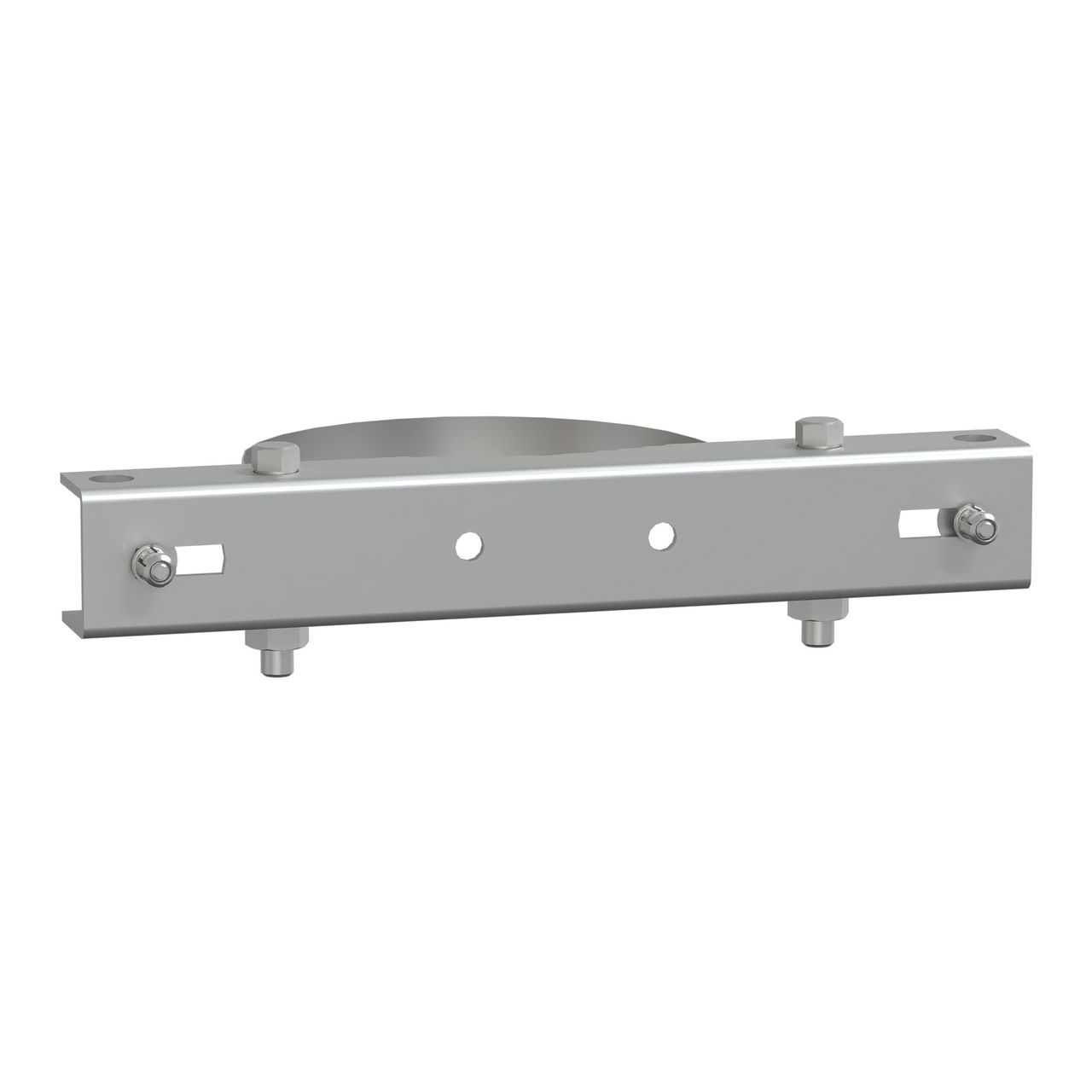 "Post fixing device WM PanelSet, length 300. For post max 675. Max. Load:100kg."