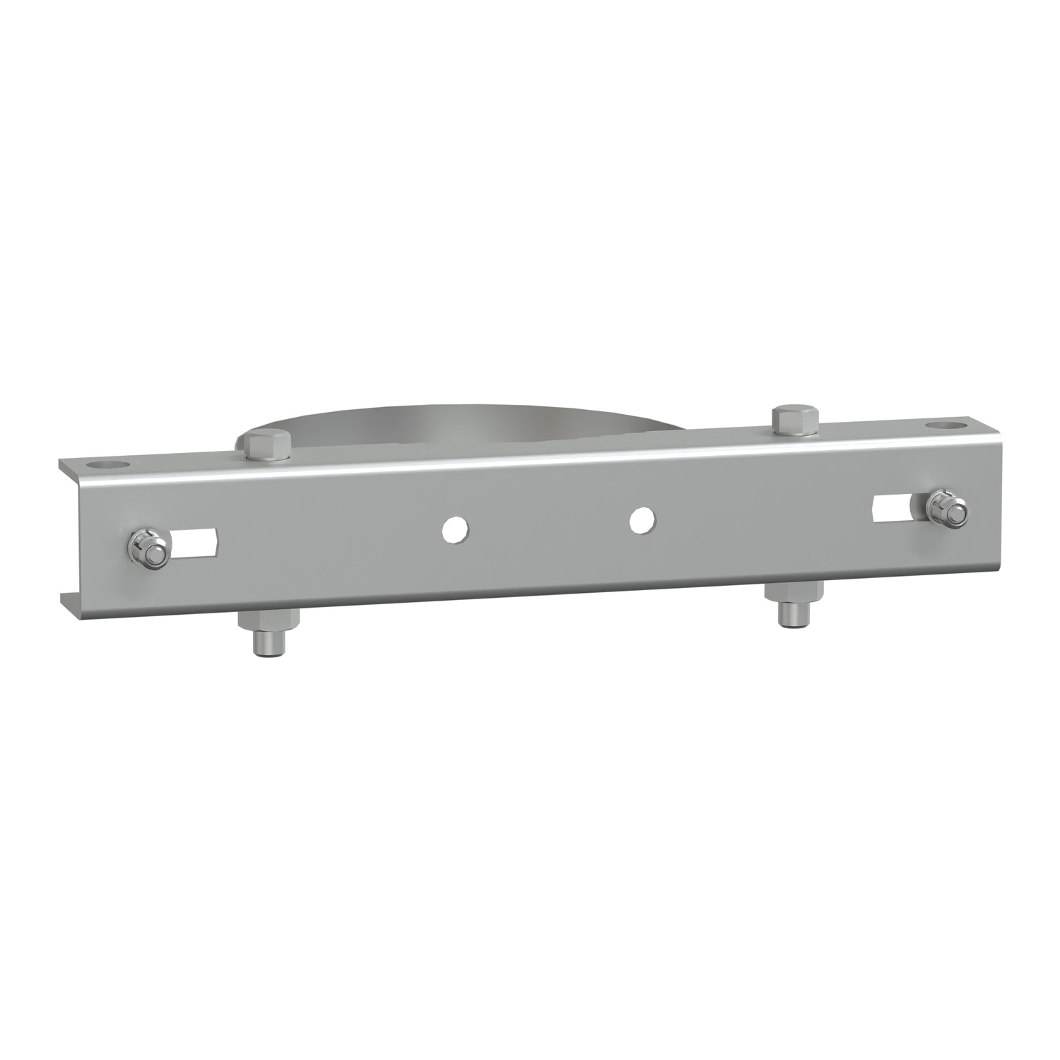 "Post fixing device WM PanelSet, length 300. For post max 675. Max. Load:100kg."