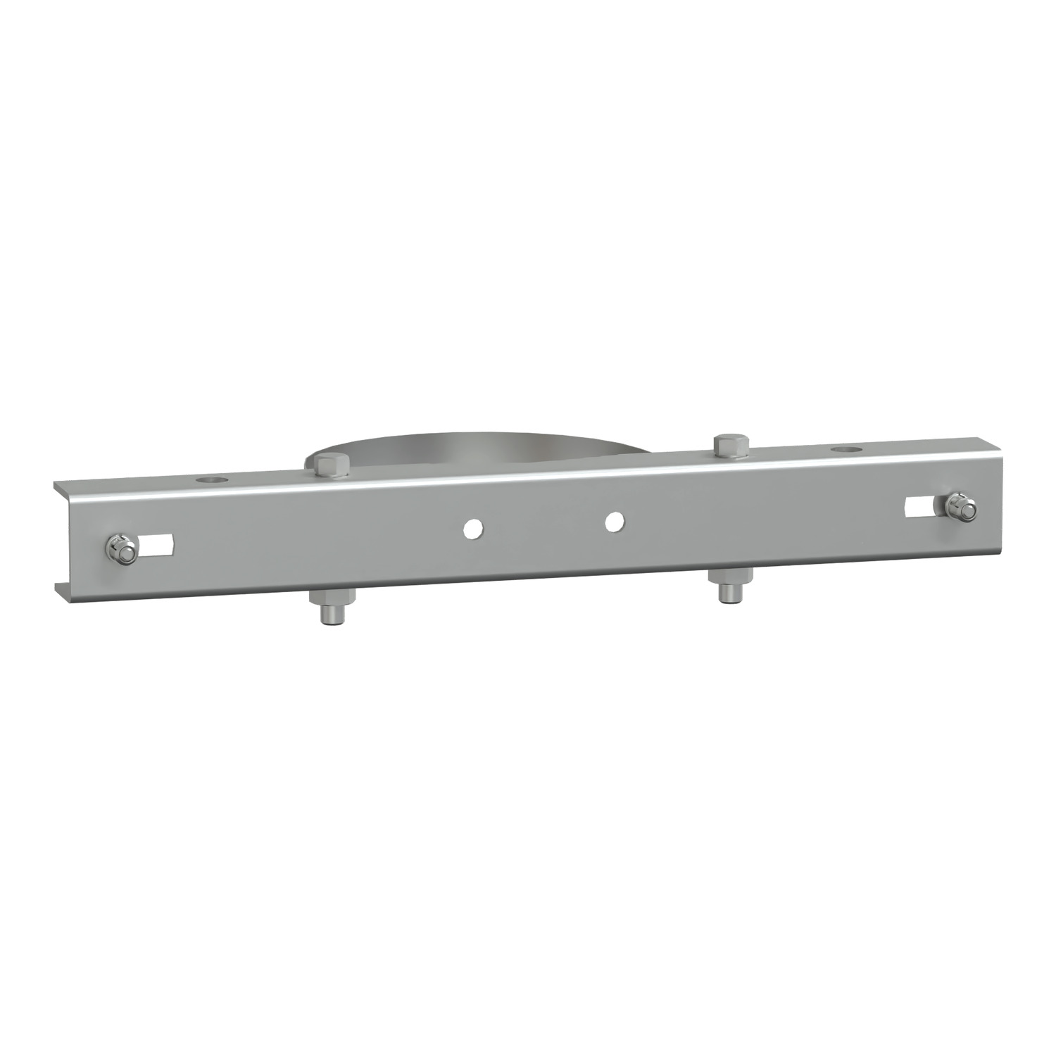 "Post fixing device WM PanelSet, length 400. For post max 675. Max. Load:100kg."
