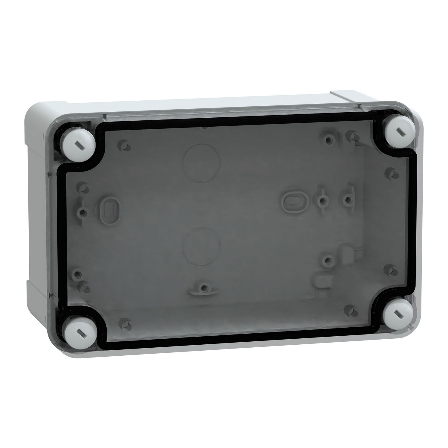 PC box IP66 IK08 RAL7035 Int.H175W105D80 Ext.H192W121D87 Transp.cover H20