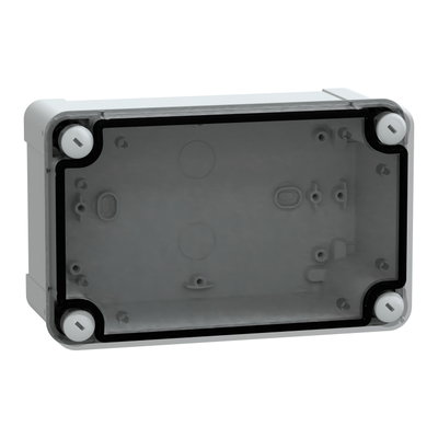 PC box IP66 IK08 RAL7035 Int.H175W105D80 Ext.H192W121D87 Transp.cover H20