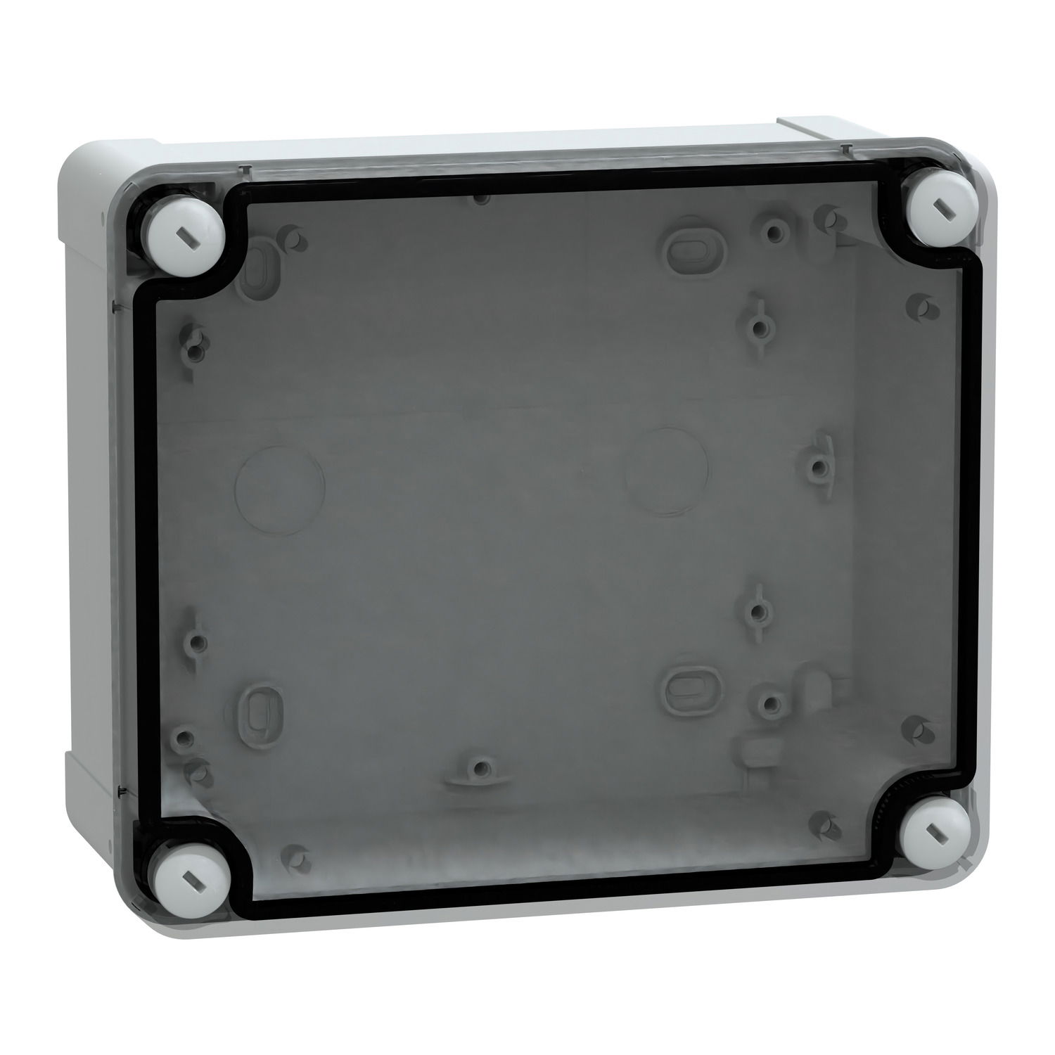 PC box IP66 IK08 RAL7035 Int.H175W150D80 Ext.H193W164D87 Transp.cover H20