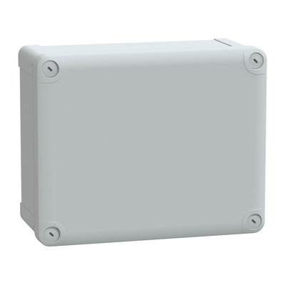 PC box IP66 IK08 RAL7035 Int.H225W175D100 Ext.H241W191D128 opaque PC cover H20