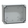 PC box IP66 IK08 RAL7035 Int.H225W175D100 Ext.H241W194D105 Transp.cover H20