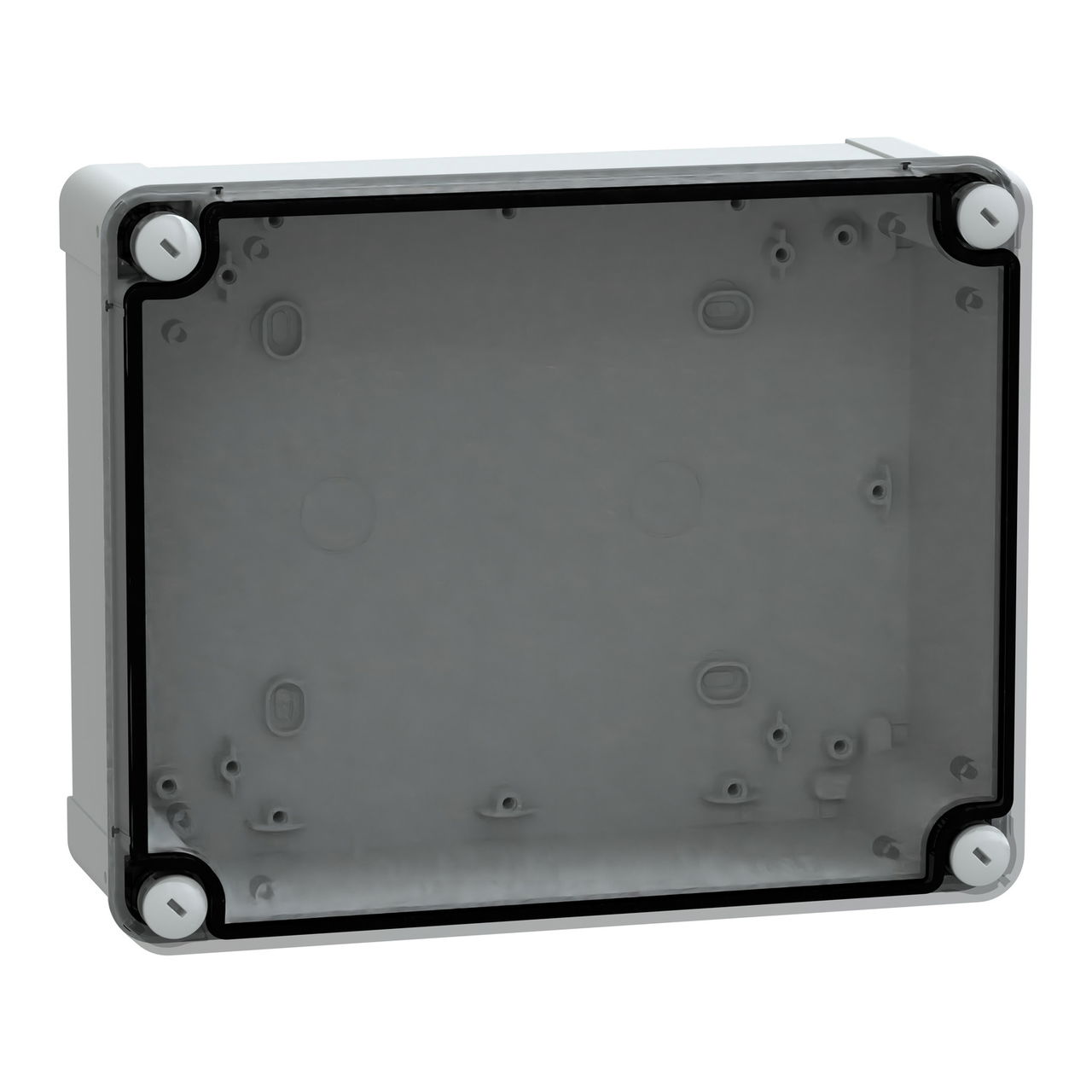 PC box IP66 IK08 RAL7035 Int.H225W175D80 Ext.H241W194D87 Transp.cover H20