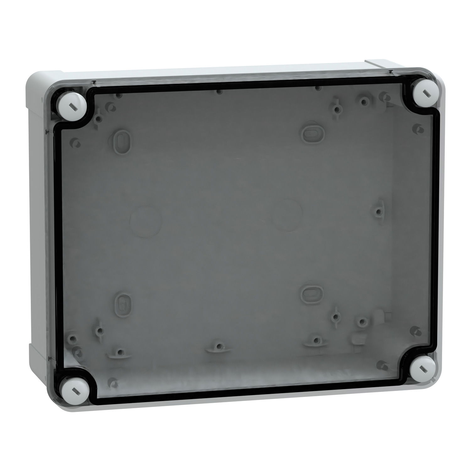 PC box IP66 IK08 RAL7035 Int.H225W175D80 Ext.H241W194D87 Transp.cover H20