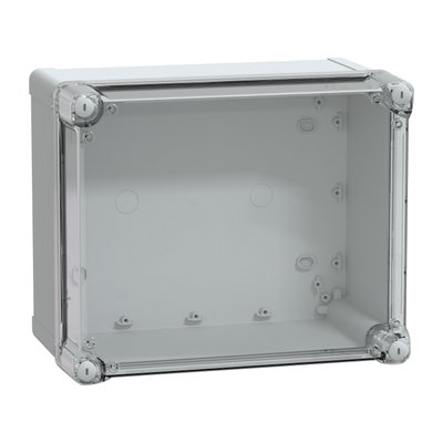 PC box IP66 IK08 RAL7035 Int.H275W225D160 Ext.H291W241D168 Transp.cover H60