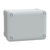 ABS box IP66 IK07 RAL7035 Int.H150W105D80 Ext.H164W121D87 Opaque cover H20