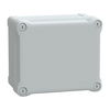ABS box IP66 IK07 RAL7035 Int.H175W150D100 Ext.H193W164D105 Opaque cover H40