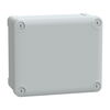 ABS box IP66 IK07 RAL7035 Int.H175W150D80 Ext.H193W164D87 Opaque cover H20