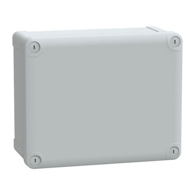 Geh. ABS IP66 IK07 RAL7035 Inn.H225W175D100Auß.H241W191D128 undurchs. Abd.H20