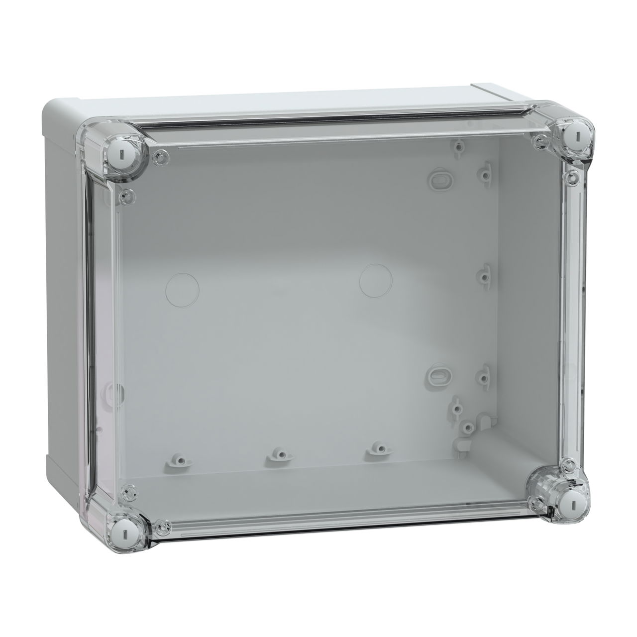 ABS box IP66 IK07 RAL7035 Int.H275W225D160 Ext.H291W241D168 Transp.cover H60