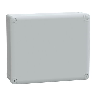 ABS box IP66 IK07 RAL7035 Int.H275W225D80 Ext.H291W241D88 Opaque cover H20