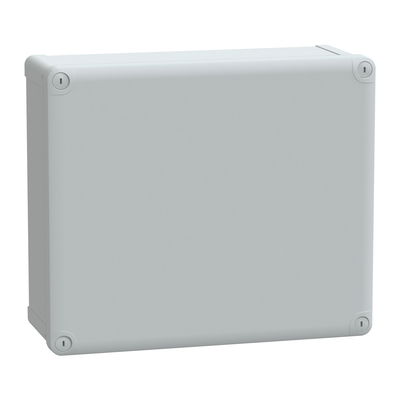 ABS box IP66 IK07 RAL7035 Int.H325W275D120 Ext.H341W291D128 Opaque cover H20