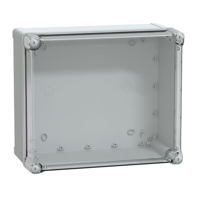 ABS box IP66 IK07 RAL7035 Int.H325W275D160 Ext.H341W291D168 Transp.cover H60