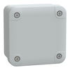 ABS box IP66 IK07 RAL7035 Int.H80W80D65 Ext.H89W89D51 Opaque cover H10
