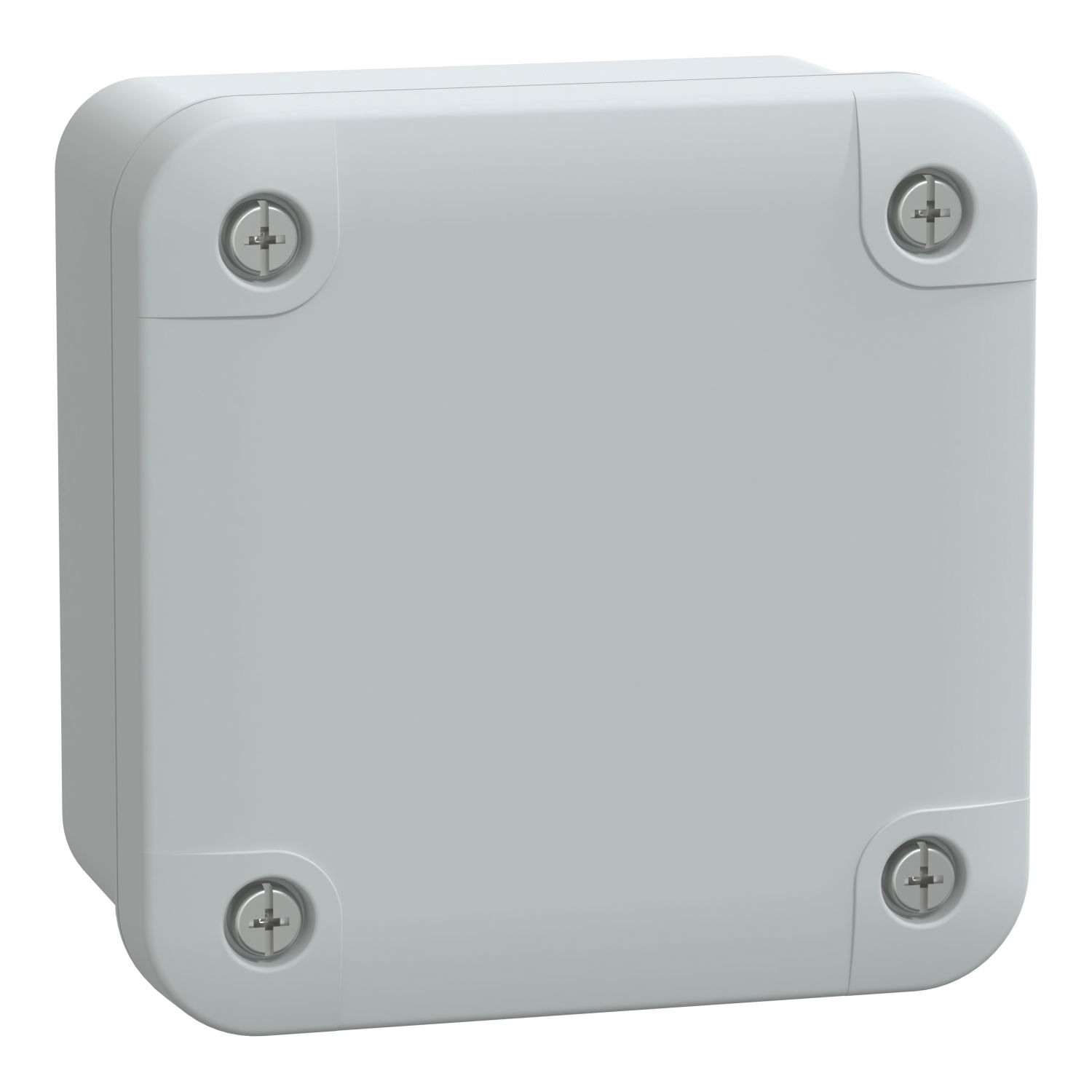 ABS box IP66 IK07 RAL7035 Int.H80W80D65 Ext.H89W89D51 Opaque cover H10