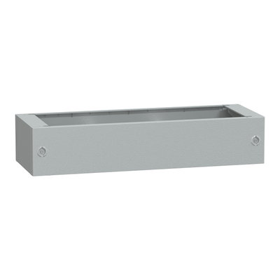 Polyester glassreinf. plinth for encl. PLA(T)104 front opening IP44-IK10 RAL7035