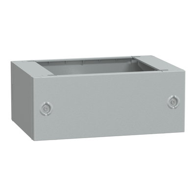Polyester glassreinf. plinth for encl. PLA(T)54 front opening IP44-IK10 RAL7035