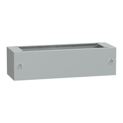 Polyester glassreinf. plinth for encl. PLA(T)73 front opening IP44-IK10 RAL7035