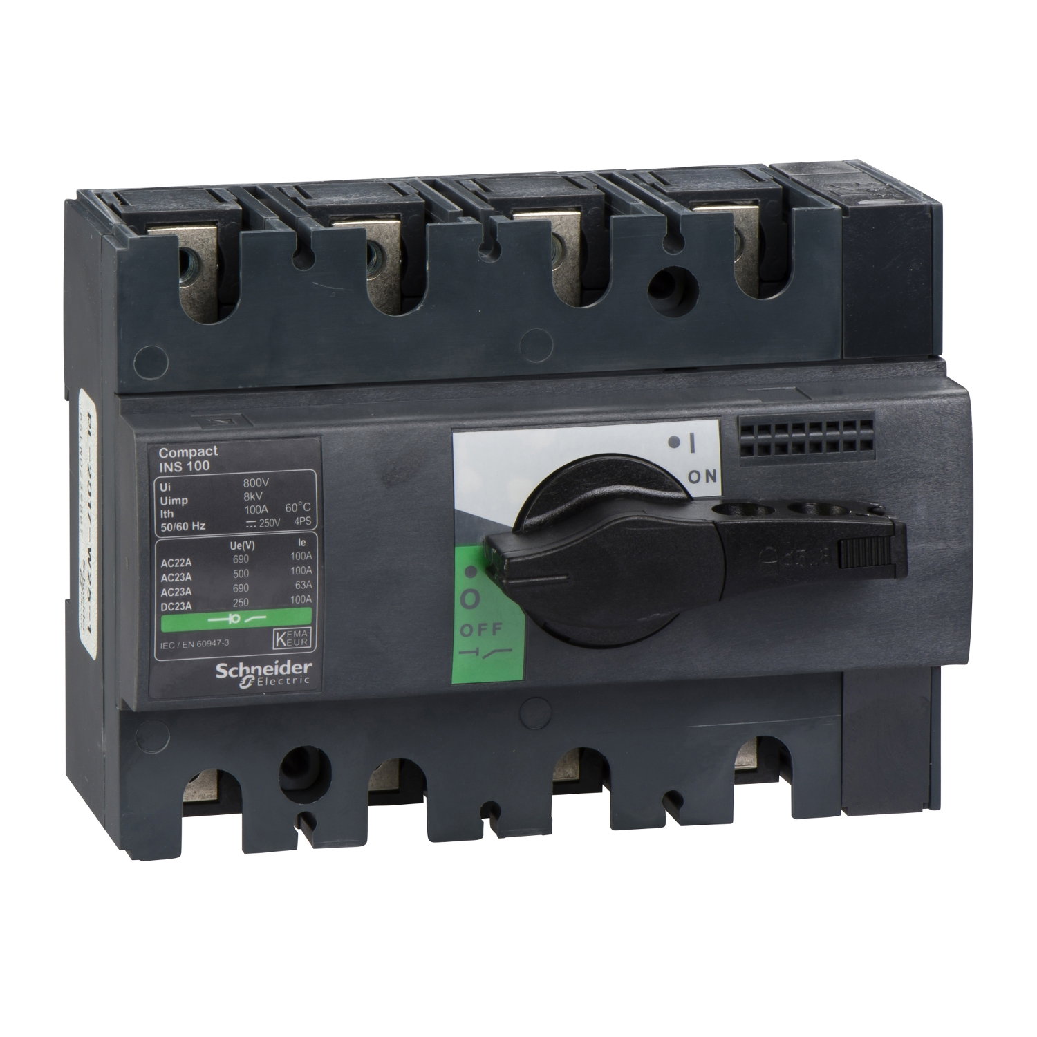 4P INS100 fixed/fc switch disconn