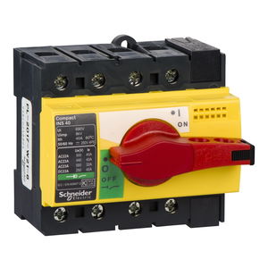 Interpact INS40 4P manopola rossa