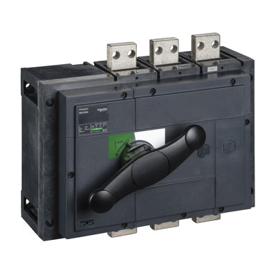 Switch disconnector, Compact INS630b , 630 A, standard version with black rotary handle, 3 poles