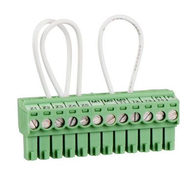 Terminal block, MicroLogic control units, 12 connection points