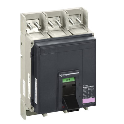 Circuit breaker basic frame, ComPact NS 1600N, 50 kA at 415 VAC, 1600 A, withdrawable, electrically operated, without trip unit, 3 P