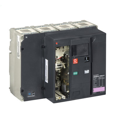 Circuit breaker basic frame, ComPact NS 800H, 70 kA at 415 VAC, 800 A, fixed, electrically operated, without trip unit, 4 P