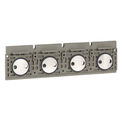 Rear connection kit, 630 to 1600 A, vertical and horizontal, fixed circuit breaker, 4 poles, 4 parts