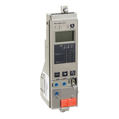 Trip unit MicroLogic 2.0 E, ComPact NS630b to NS1600 drawout, basic protections