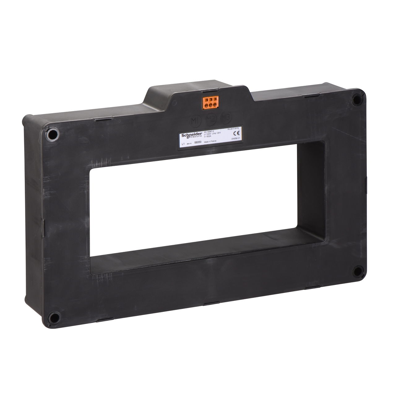 Rectangular sensor L2 type, Vigirex, 470 mm X 160 mm, 3200 A