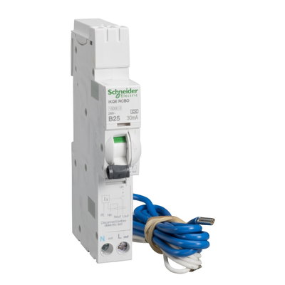 Acti9 - iKQE RCBO - 1P + Ns - 25A - B - 30mA - A Type
