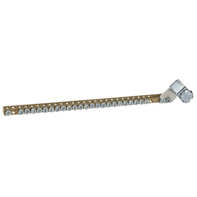 Linergy - earth and neutral terminal bar - 24 x 16 Sq.mm + 1 x 120 Sq. mm