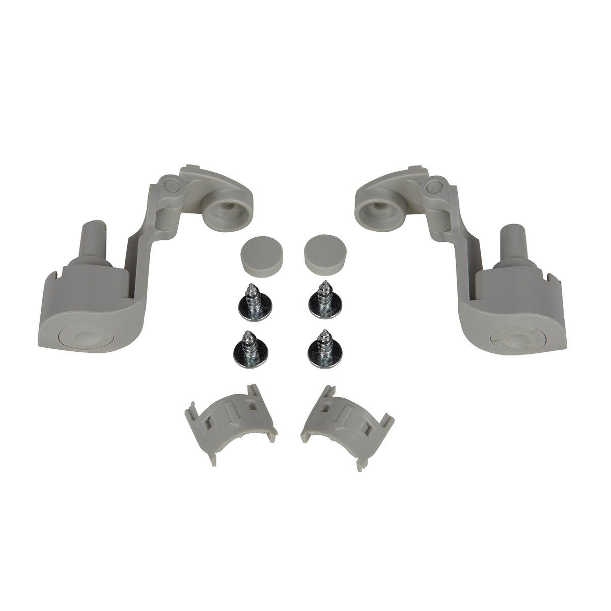 Hinges, for cover-depth 40 mm. In thermoplastic PC with screws.