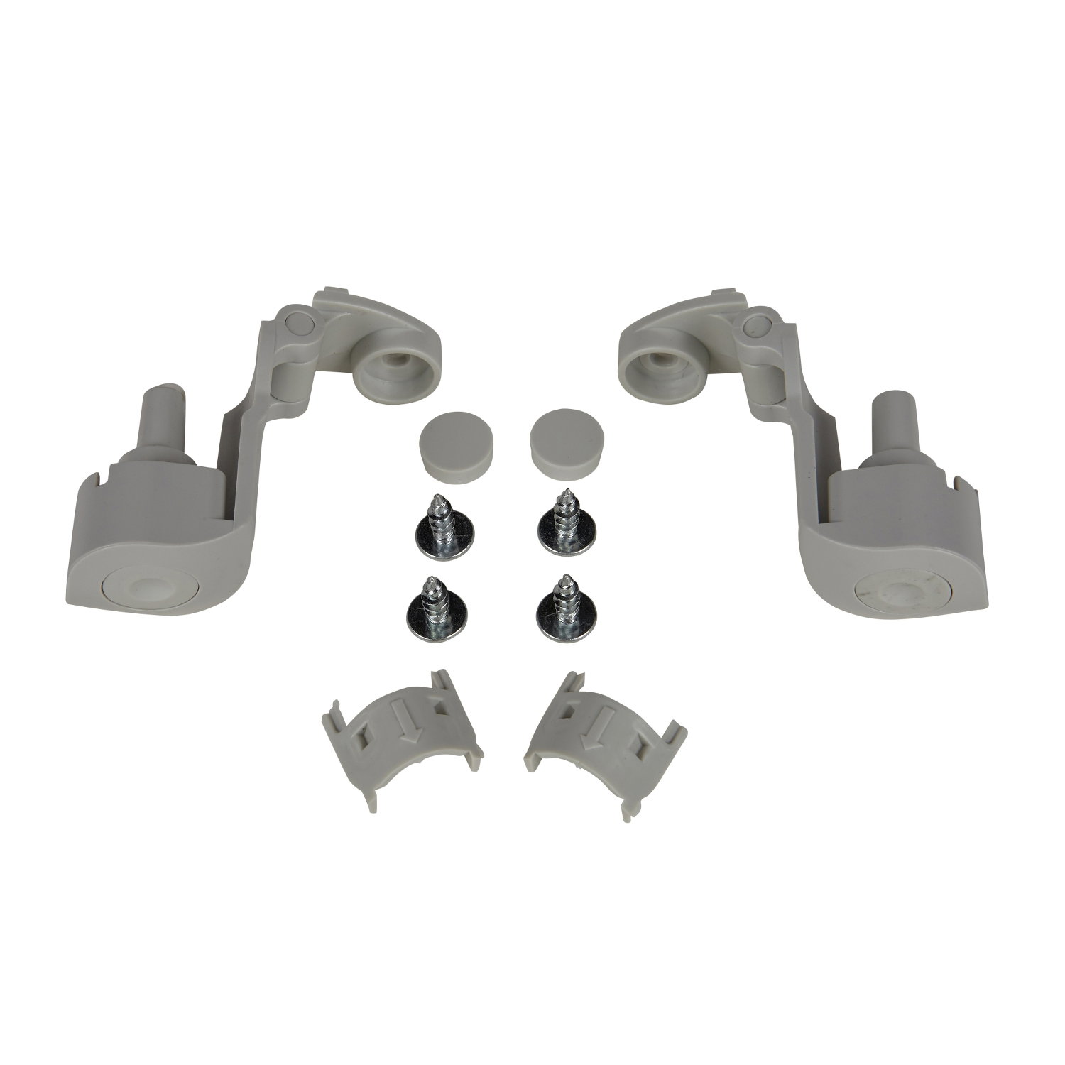 Hinges, for cover-depth 40 mm. In thermoplastic PC with screws.