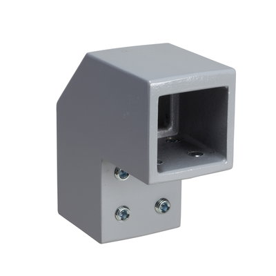 "Fixed bracket, square 50 mm RAL 7040. For PanelSet S3CM HMI encl."