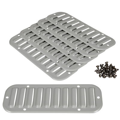 Metal outlet grille - cut-out 417x120mm ext dim 445x148mm IP20