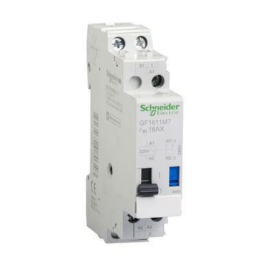 TeSys GF - impulse relay - 16 A - 1 NO + 1 NC - 220 V AC 50/60 Hz coil